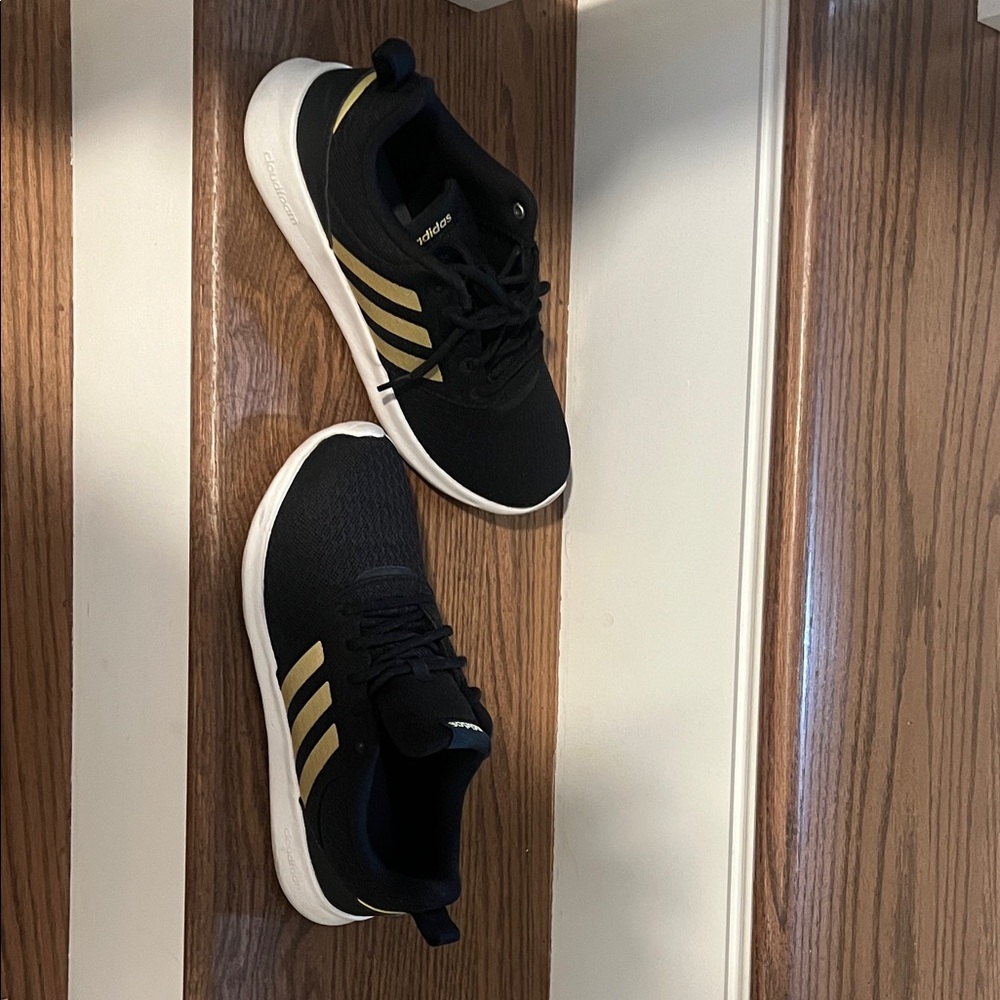 Adidas Sneakers in Black and Gold